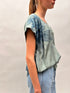 Rabens Saloner Jolin carthweel blouse ocean combo